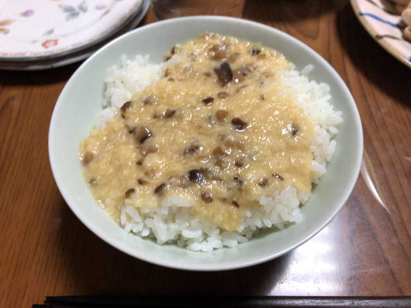 とろろ掛けご飯２０２４/０９/０６