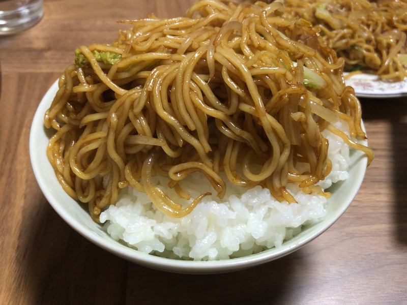 焼きそばご飯２０２４/１２/１４