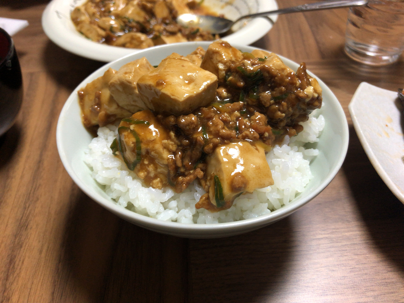 麻婆豆腐ご飯２０２４/１２/２１