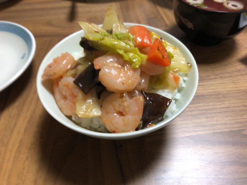 八宝菜ご飯２０２５/０２/１８