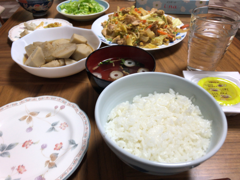 夕食一覧２０２５/０５/０１