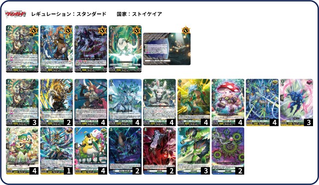 ヴァンガード ストイケイア　スカイルーラー　デッキ 獲物を刈り取る森の精鋭 ｜ 「カードファイト!! ヴァンガード」 TCG