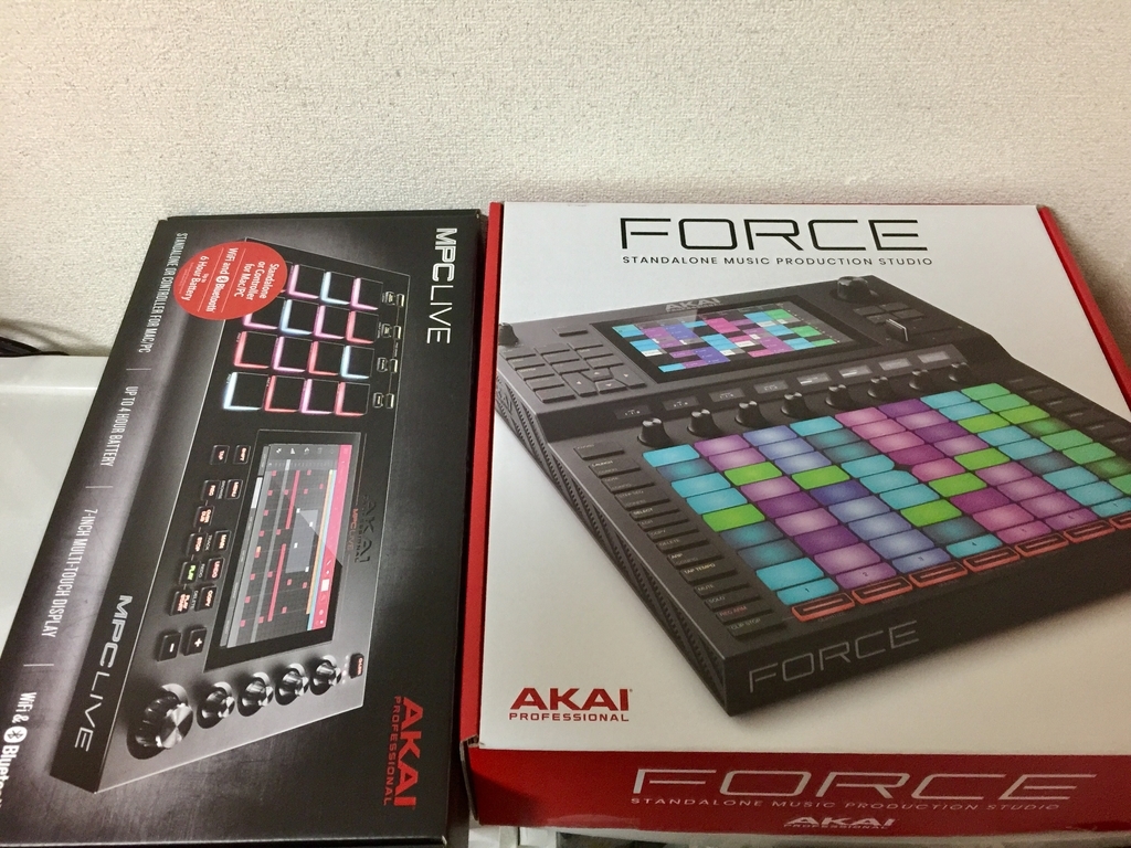 裏師範の新製品情報 〜AKAI Force 4.MPC LIVEとの比較〜 - 音楽機材 