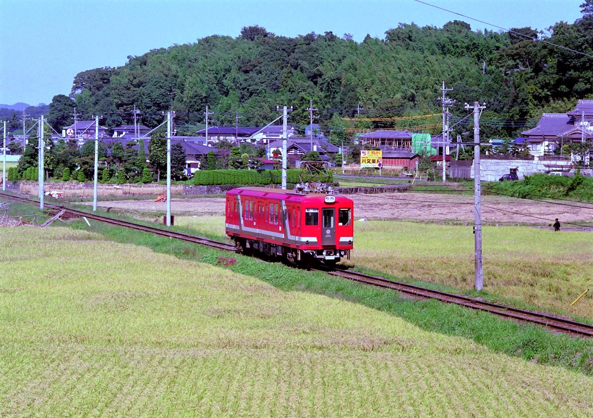 日立電鉄　写真　帽章 廃線 ローカル線 モハ　電車 第1020話 1993年日立：赤い電車大増殖！！（その2） - ローカル線の回顧録