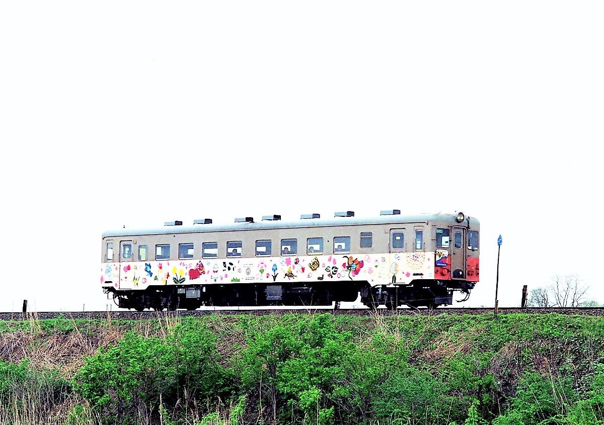 第1111話 1995年津軽：綺麗な桜と煤けた気動車（その2） - ローカル線