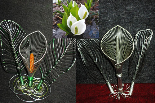 立体wire flower これはいったい何の花？ - ワイヤークラフト＆gardening