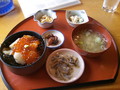 [食]脇野沢で昼食(二色丼)