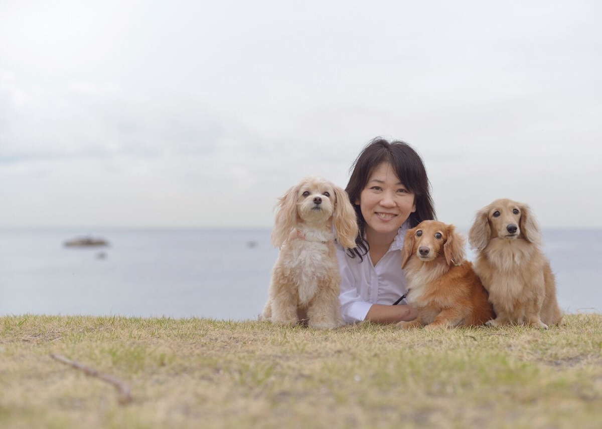 浜田さん 愛犬たち