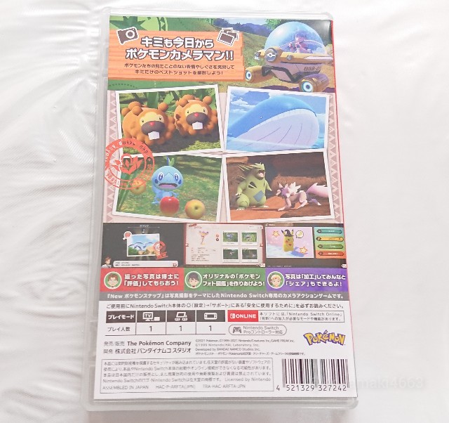 ゲームパッケージの写真(裏)