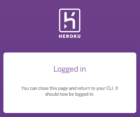 f:id:klim0824:20181220000724p:plain Herokuにログインできたところ