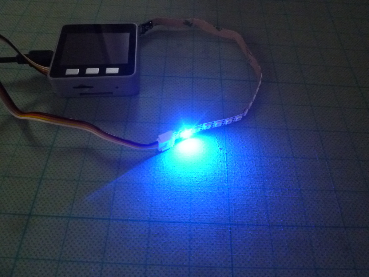 M5stack Led M5StackでNeoPixel互換 LEDテープ(SK6812) 20 cmを使う - まつたろうの歩み