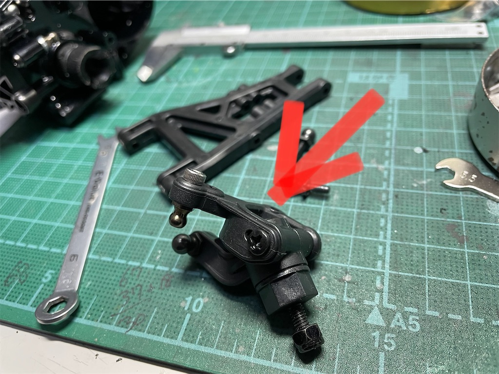 タミヤDT-03二駆バギーフルセット 前後DT-04ナックル（前六角ハブ）化