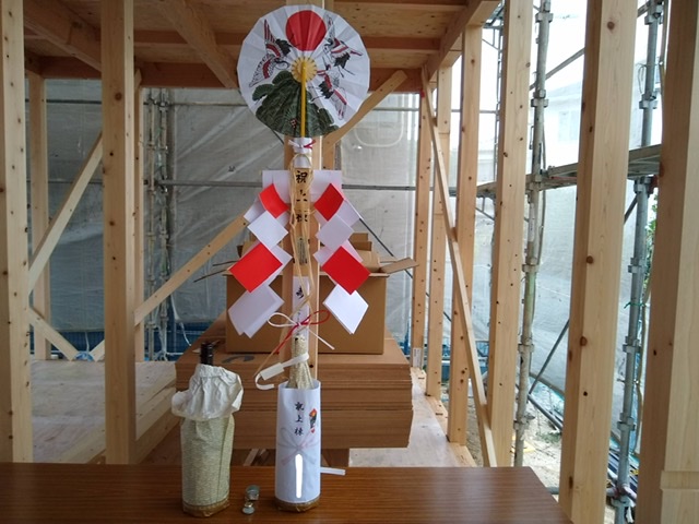 上棟式の準備はこれでok 写真で振り返る 略式上棟式の流れ 二世帯住宅を建てる一級建築士の奮闘