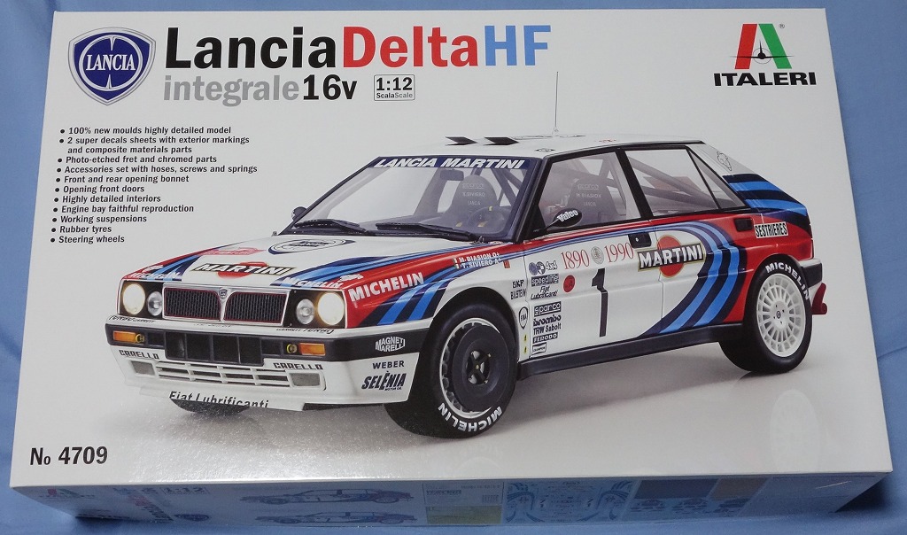 ランチア デルタ HF インテグラーレ　16v 1/12 ランチア デルタ HF インテグラーレ 16V ＃0 キットレビュー