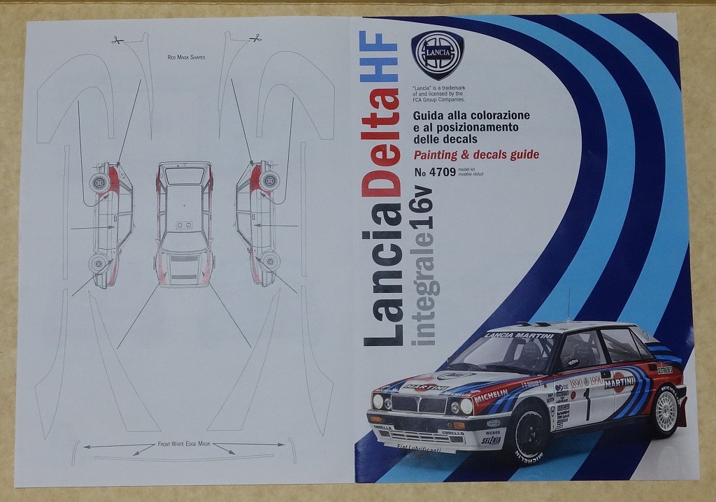 1/12 ランチア デルタ HF インテグラーレ 16V ＃5 - プラモ