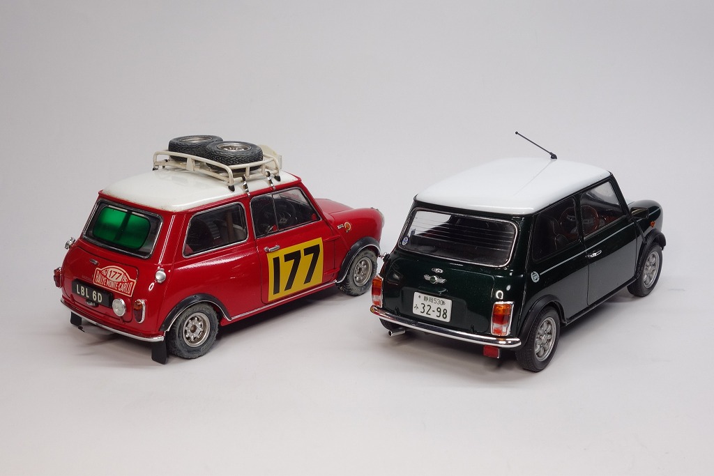 ミニクーパープラモデル完成品 ミニ クーパー 1.3i(1997) #2 完成! - プラモ