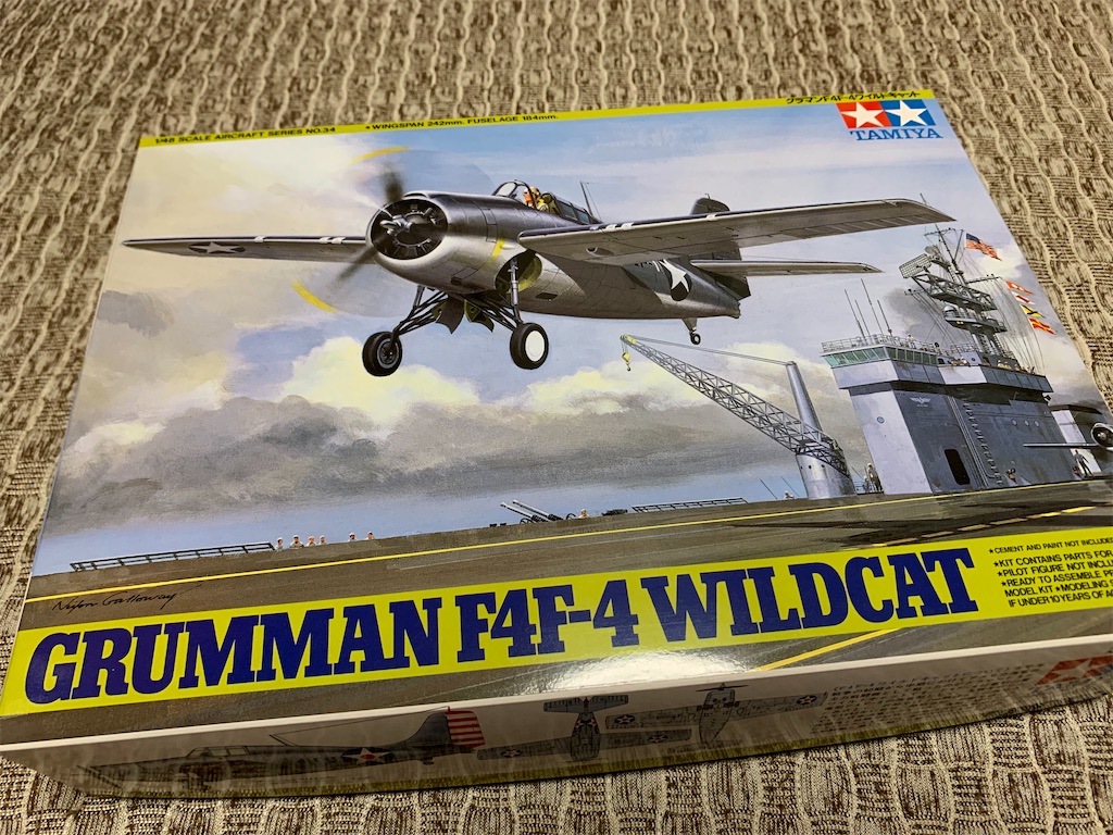 タミヤ1/48 F4Fワイルドキャット アメリカ海軍戦闘機 プラモデル完成品 タミヤ 1/48 傑作機シリーズ グラマン F4F-4 ワイルドキャット
