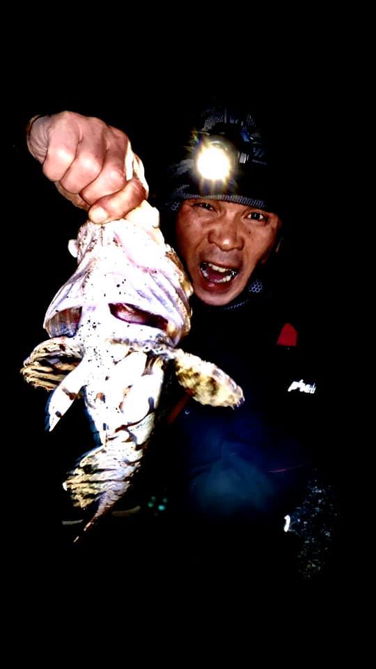夜釣りよ今夜もありがとう 行雲流水の如く