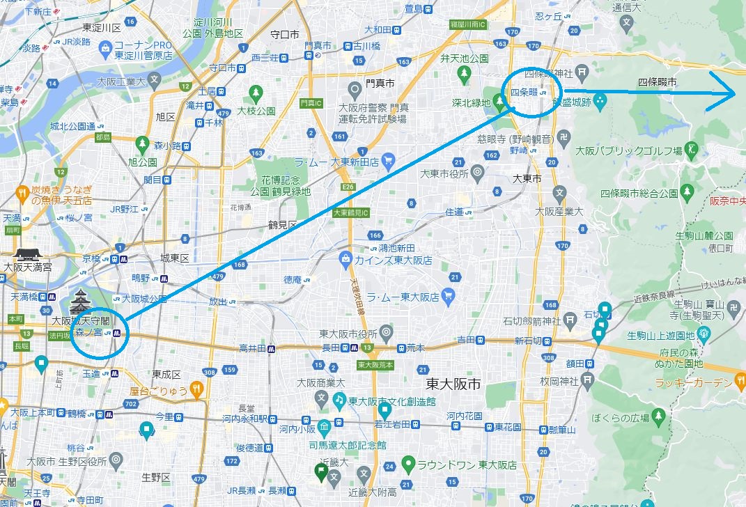 東大阪電気鉄道の登場