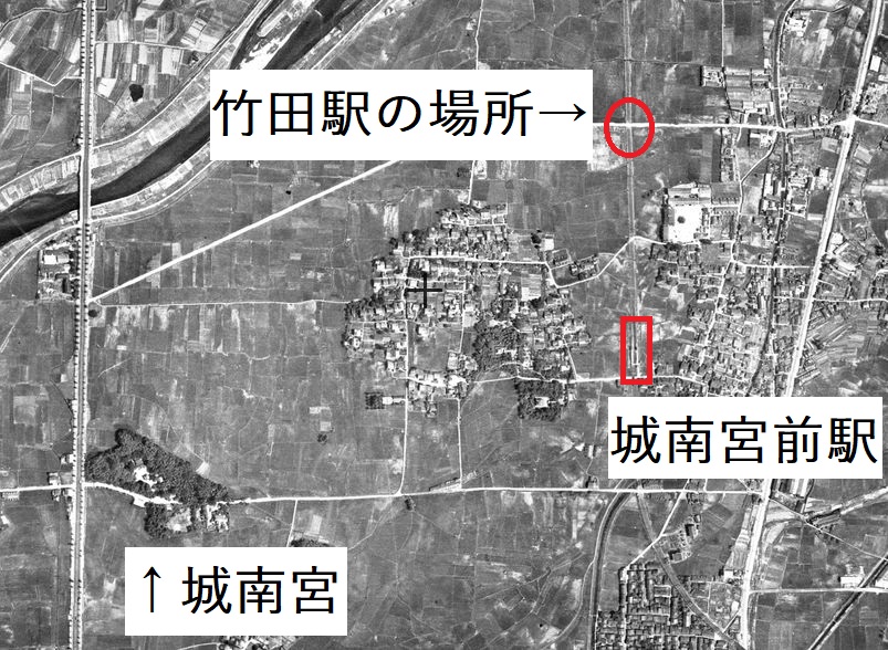 城南宮前駅の場所