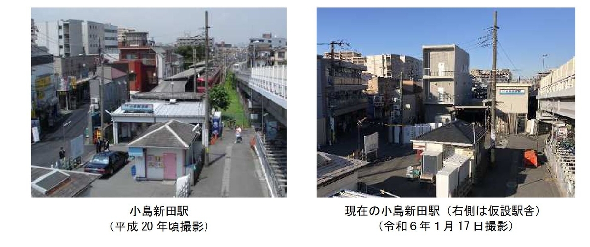 小島新田駅舎