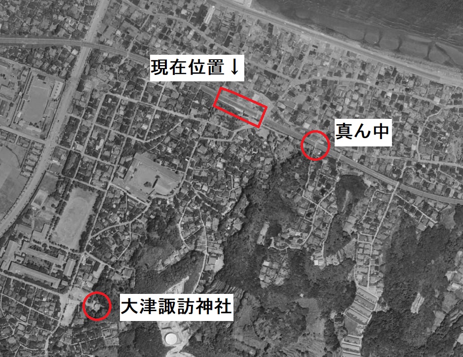 京急大津駅付近