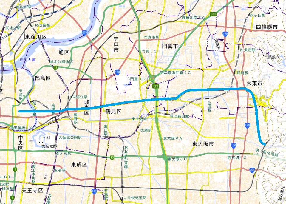 四条畷線の計画
