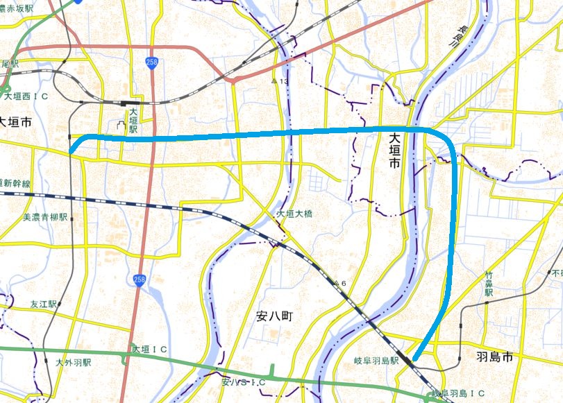 近鉄の岐阜線計画