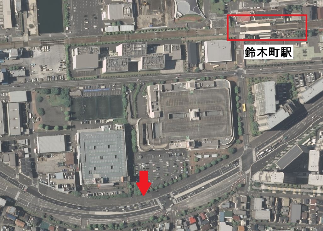 鈴木町付近の道路整備状況