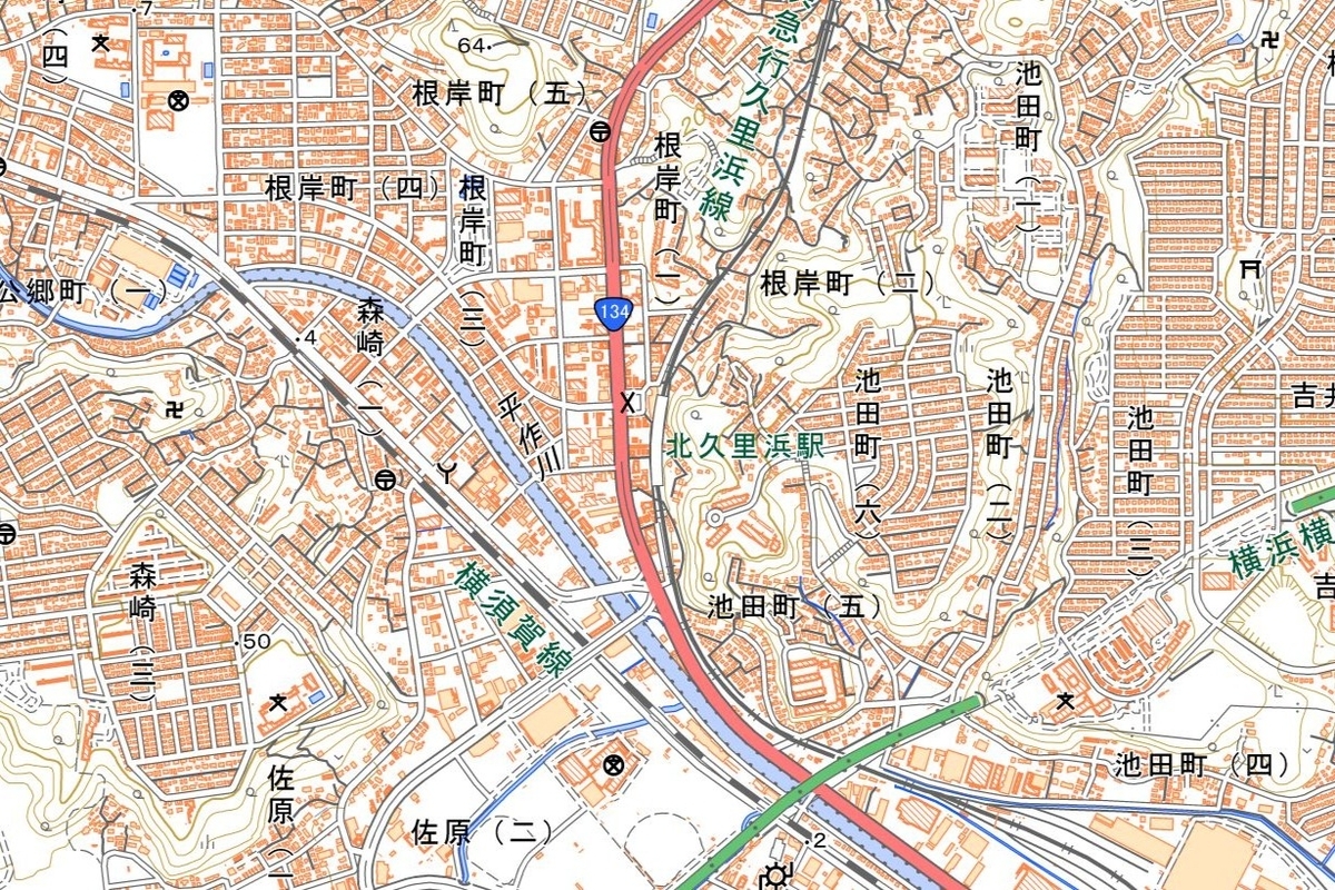 北久里浜駅の周りにあるもの・・・家ばっかりだけど