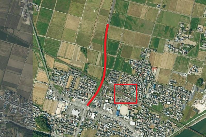 櫛田駅近くに新しい幹線道路ができるかも？松阪市頑張れ