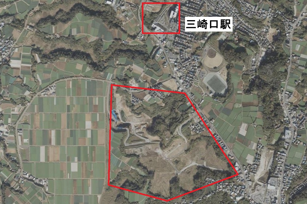 三崎口の開発エリア