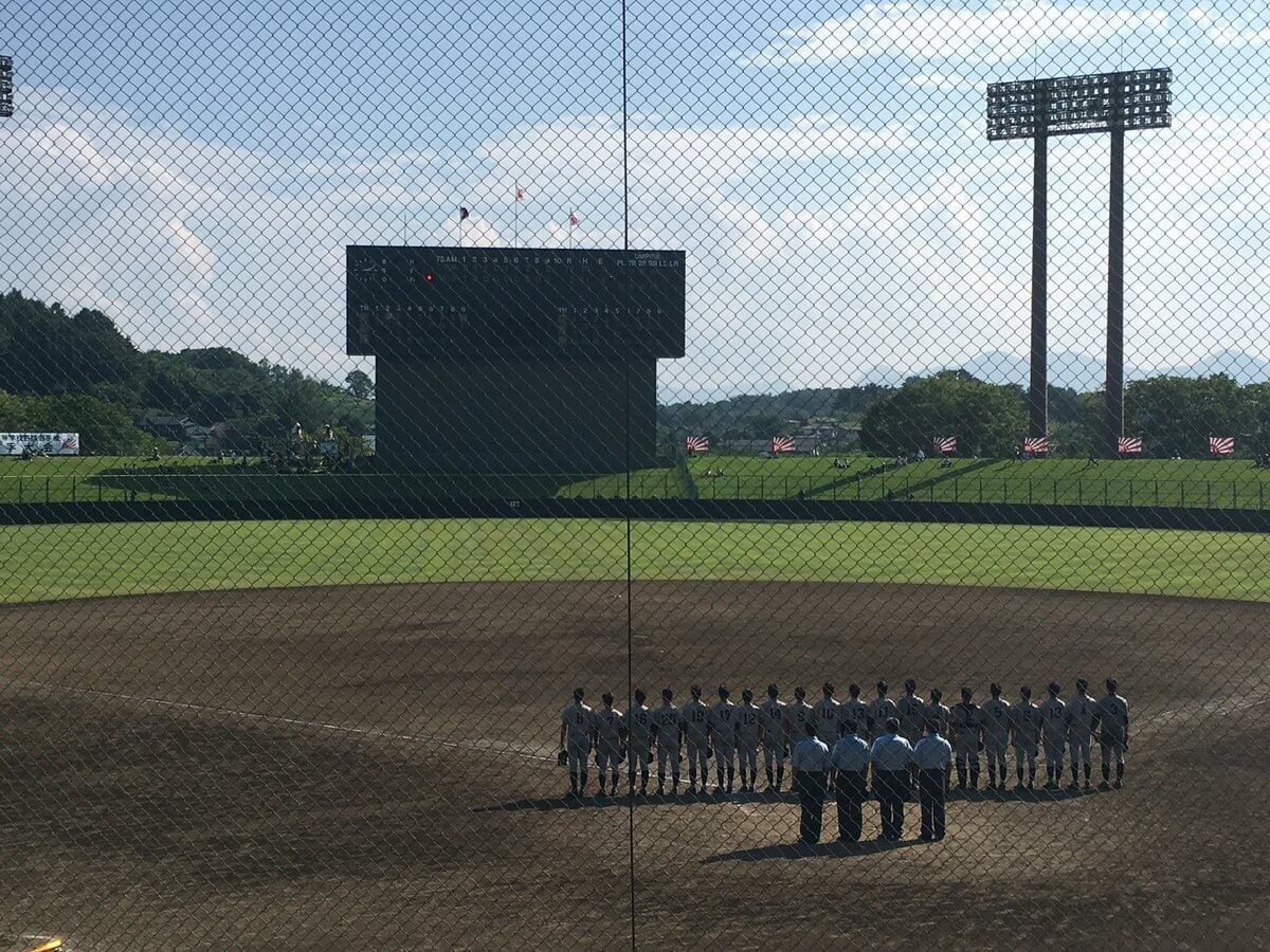 岩手県大会決勝戦花巻東ー大船渡にて