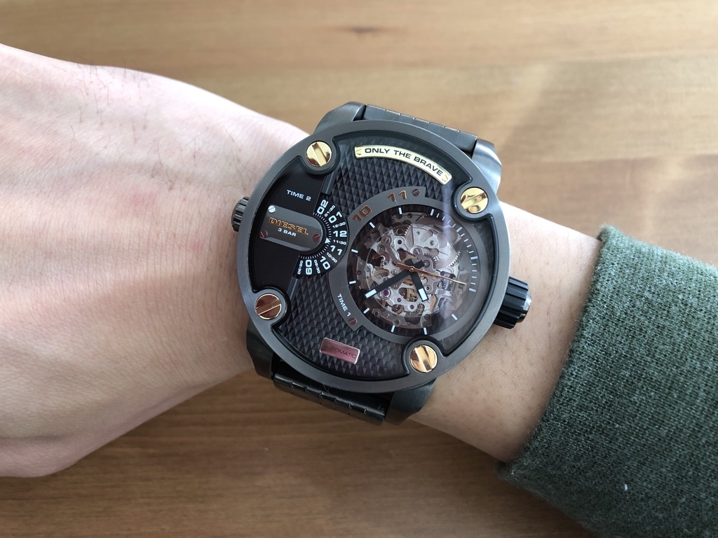 DIESEL dz7259 ビッグフェイス 時計 海外限定 ディーゼル 腕時計