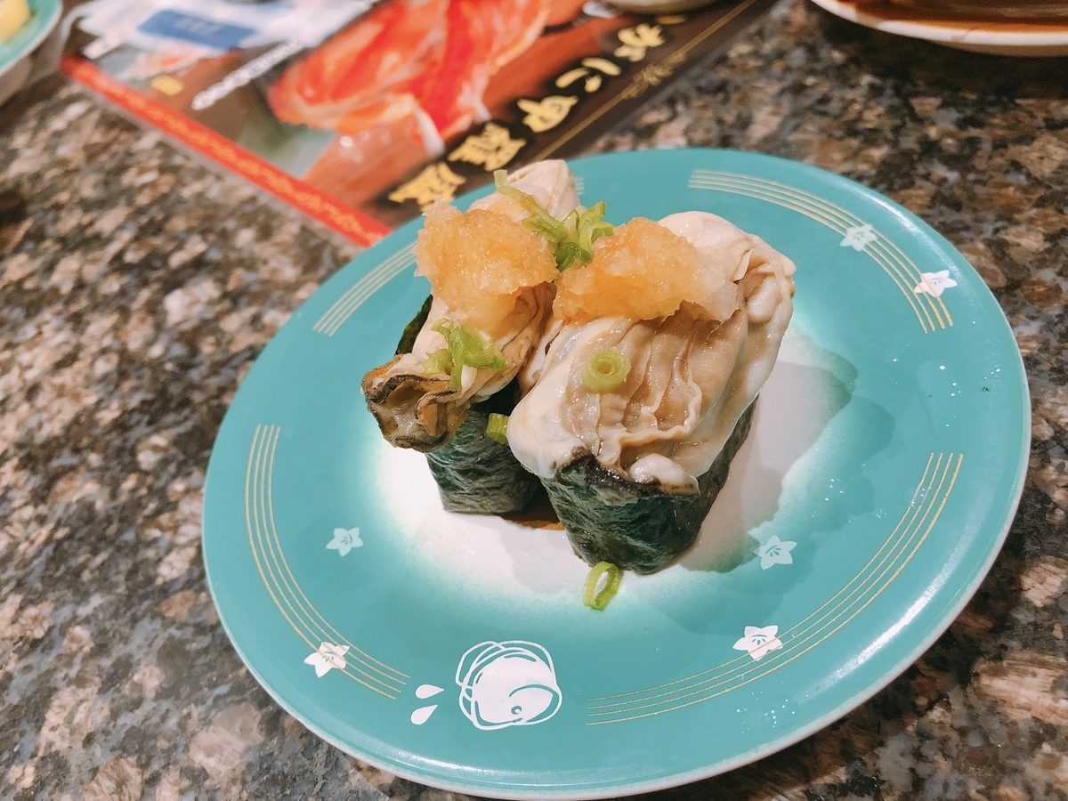 魚屋路 蒸し牡蠣軍艦