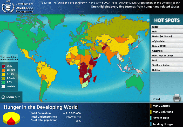 Hunger Map