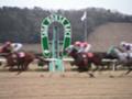 （競馬）佐賀競馬場－ゴール板前