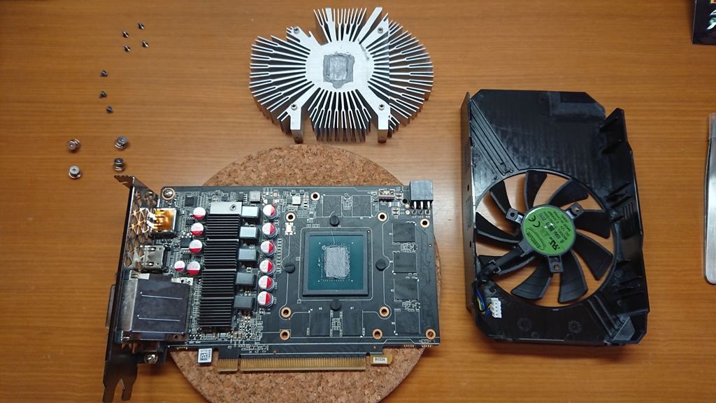 OC日記③ GTX1060のグリス交換＆オーバークロックしてみる