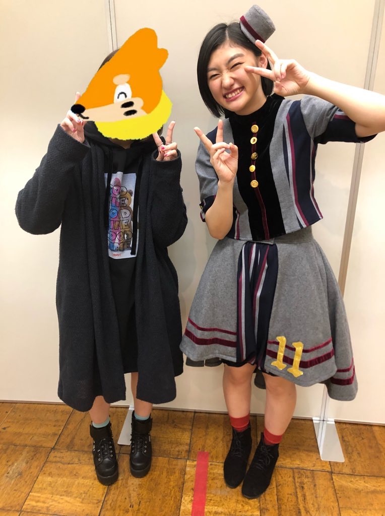 私立恵比寿中学 えびちゅう ツーショット 生写真 私立恵比寿中学の桜木心菜ちゃんとお写真撮っていただきました