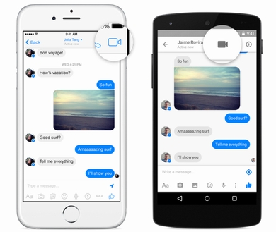 Facebookメッセンジャーのビデオチャットの使い方
