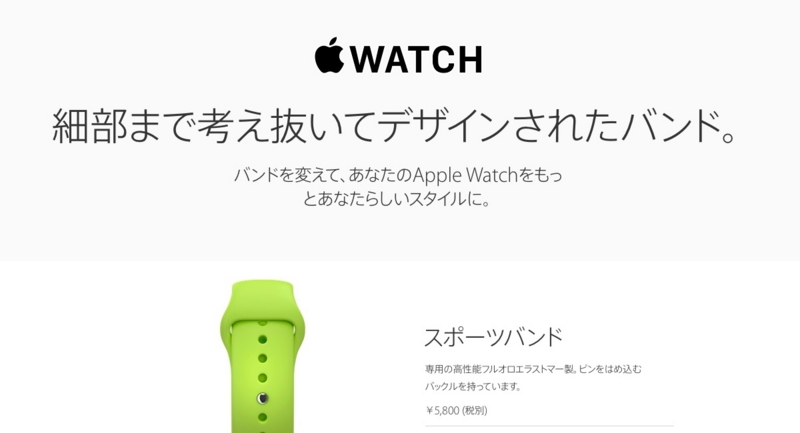 Apple Watchのバンド