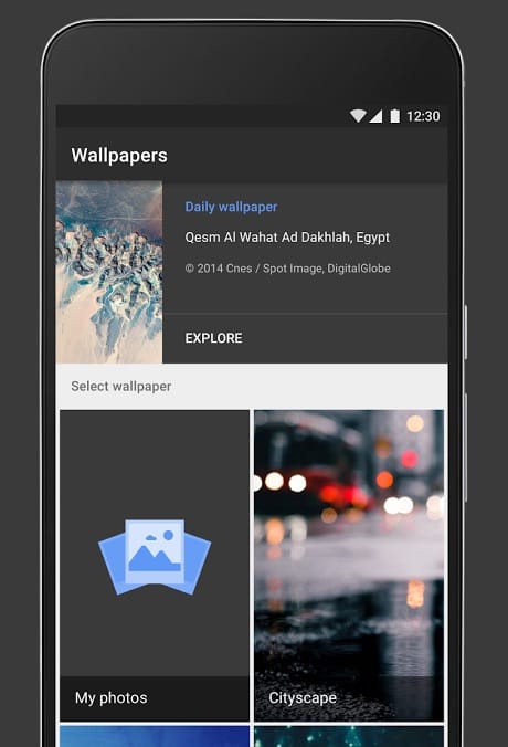 Googleが Androidの壁紙アプリを公開 空撮風景などを日替わりで壁紙にできる スマホウェブデジタル情報ブログ