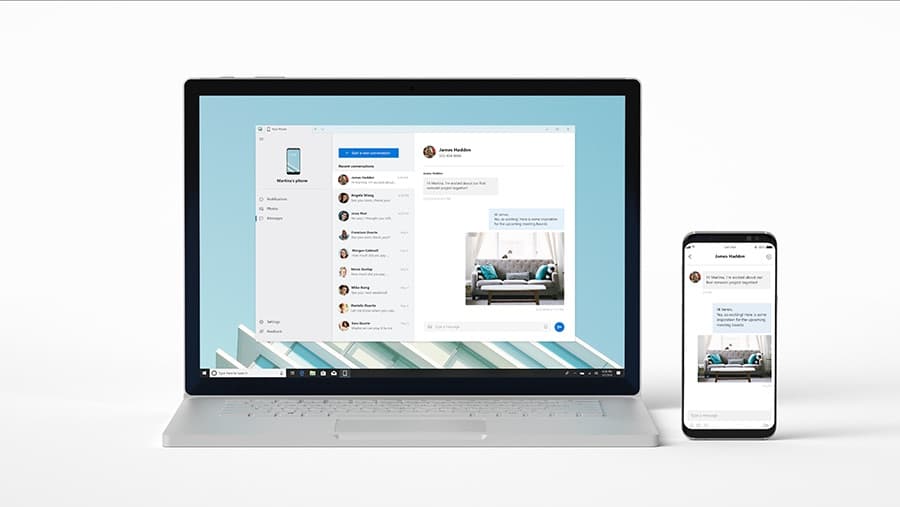 Microsoft の Your Phone アプリを使用すると、MMS 画像からテキストを簡単にコピーできます