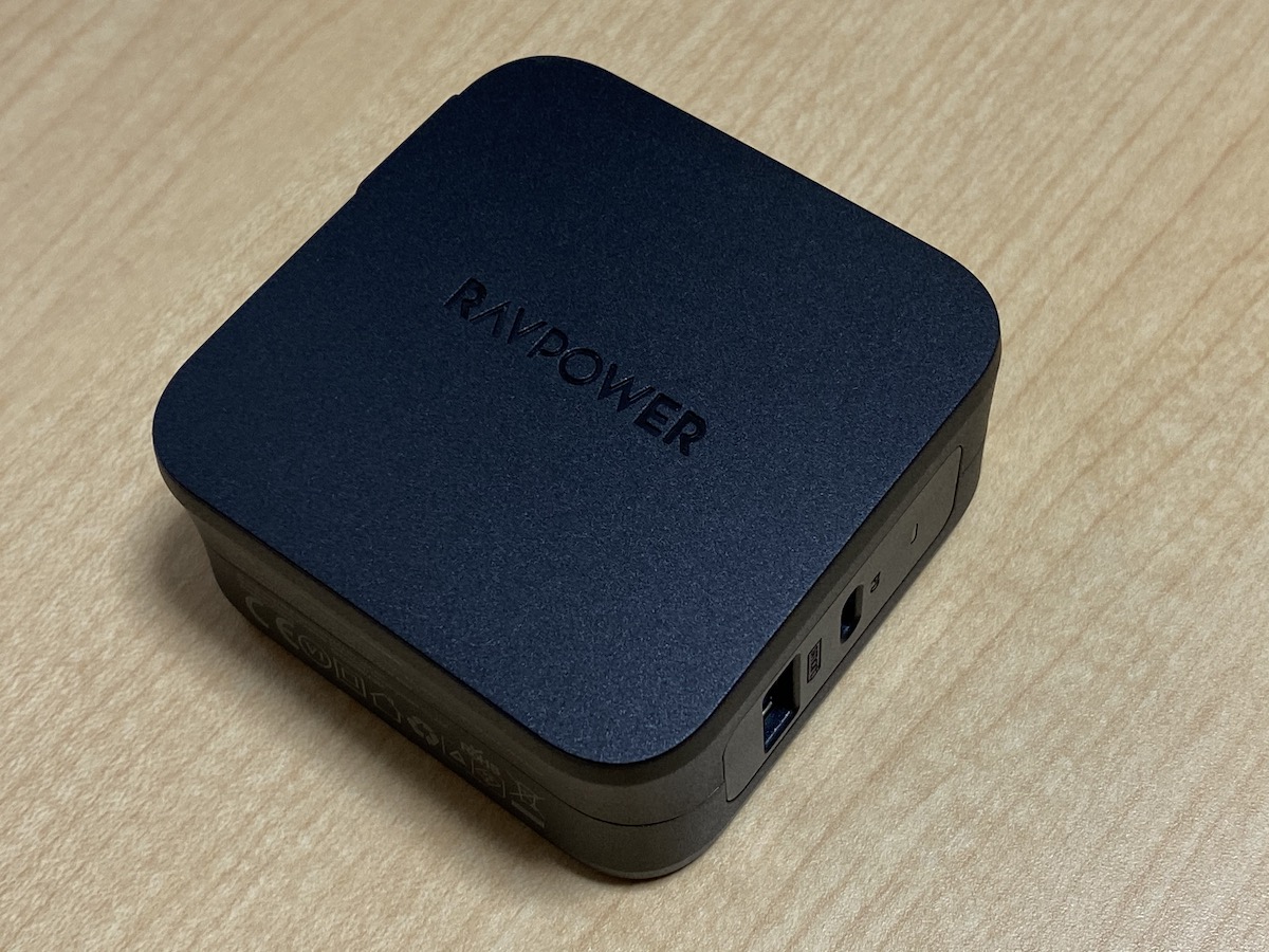 RAVPower USB-C急速充電器【61W/PD 3.0対応/折畳式/2ポートUSB-A & USB-C】