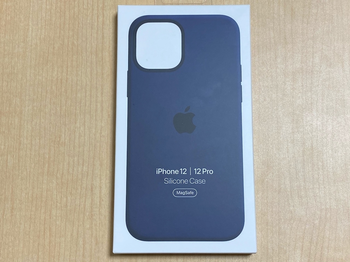 Iphone12 Iphone 12 Proのapple純正シリコンケース Magsafe対応 ディープネイビー購入 開封写真 ビジョンミッション成長ブログ