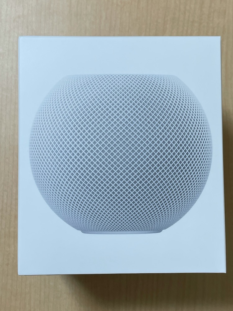 HomePod miniの外箱