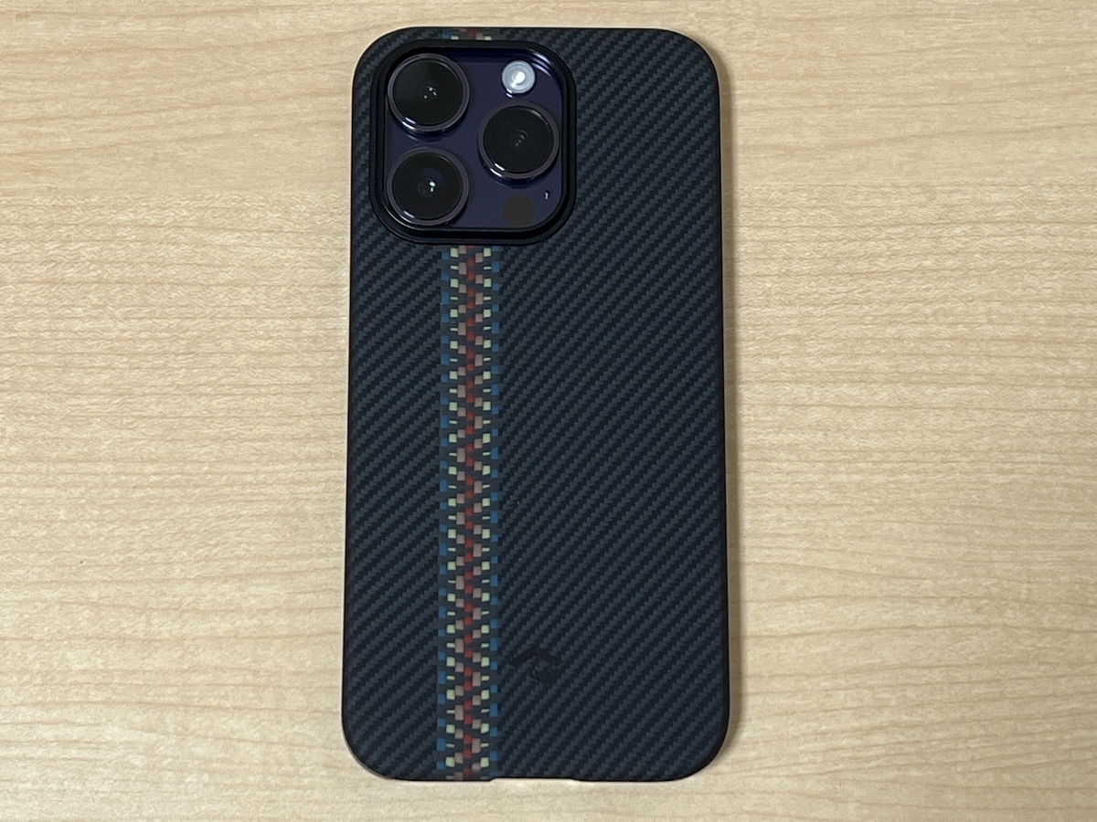 ☆ PITAKA iPhone14 Pro ケース　ブラック　ワイヤレス充電 PITAKA」iPhone 14 Pro 対応 ケース MagEZ Case 3 MagSafe