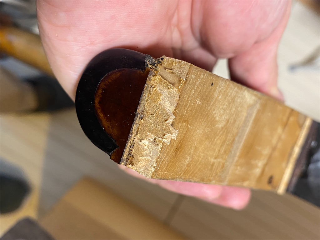 チェロのネック折れ?修理〜状況確認〜 - 弦楽器工房こばやし チェロのネック折れ?修理〜状況確認〜 - 弦楽器工房こばやし