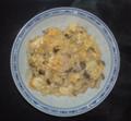 ピリ辛しめじ豆腐卵チャーハン