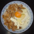 月見豆腐きつね冷やしそば